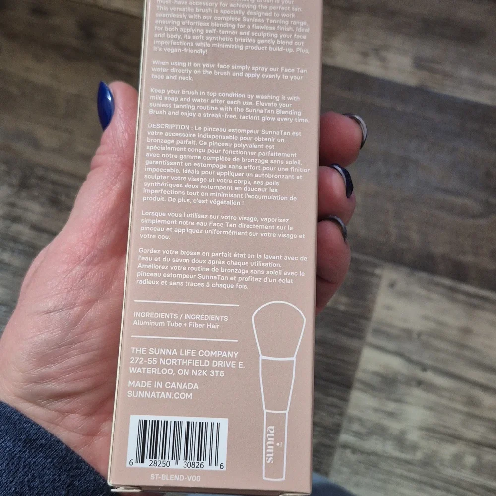 Sunna Vegan Blending Brush Rose Gold Handle